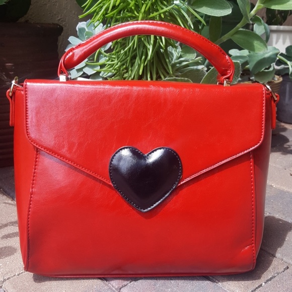 Host Pick! Rebecca Heart Satchel Red - Picture 3 of 8